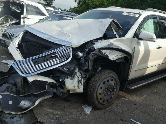 1GKLVMED6AJ130981 - 2010 GMC ACADIA SLT 白色 照片 9