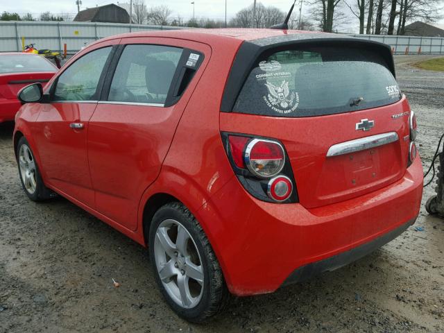 1G1JF6SB7C4153081 - 2012 CHEVROLET SONIC LTZ ORANGE photo 3