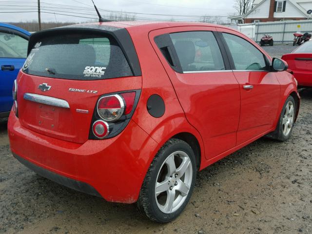 1G1JF6SB7C4153081 - 2012 CHEVROLET SONIC LTZ ORANGE photo 4