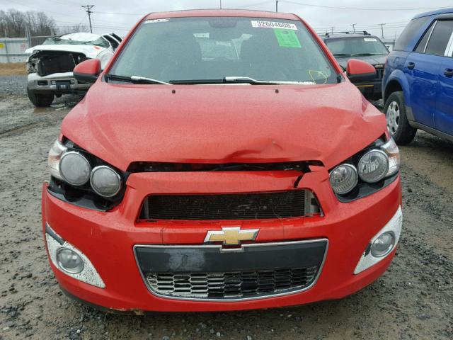 1G1JF6SB7C4153081 - 2012 CHEVROLET SONIC LTZ ORANGE photo 9