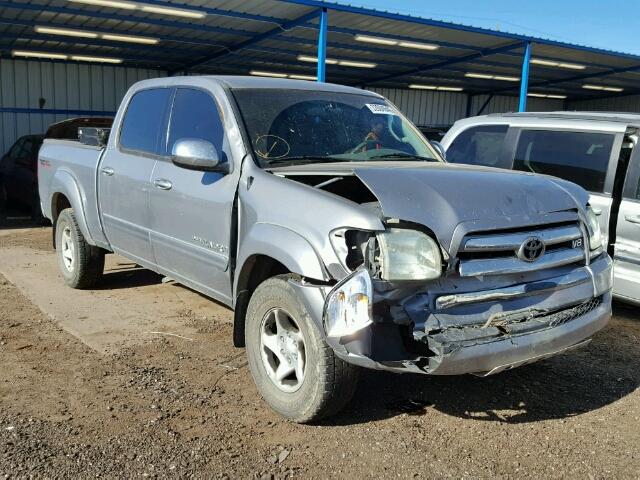 5TBDT441X4S440516 - 2004 TOYOTA TUNDRA DOU SILVER photo 1