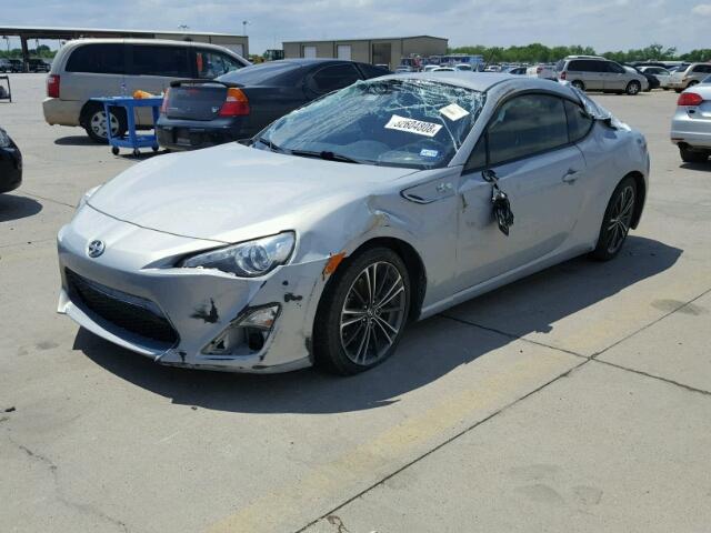 JF1ZNAA17D1729382 - 2013 TOYOTA SCION FR-S ნაცრისფერი ფოტო 2