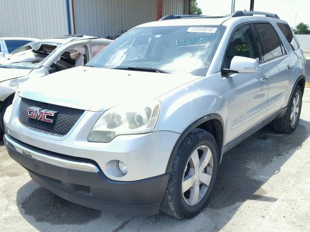 1GKLRMED9AJ242016 - 2010 GMC ACADIA SLT ვერცხლისფერი ფოტო 2