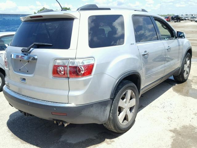 1GKLRMED9AJ242016 - 2010 GMC ACADIA SLT ვერცხლისფერი ფოტო 4