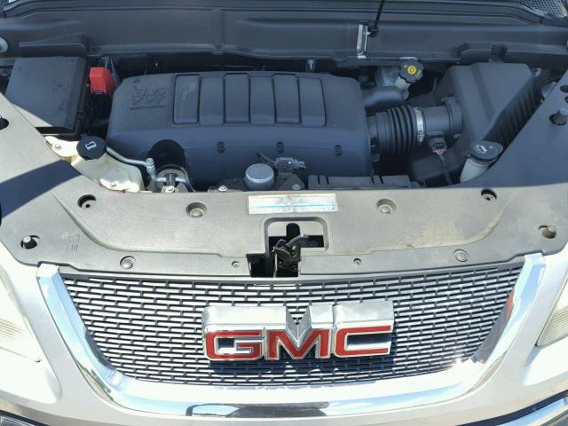 1GKLRMED9AJ242016 - 2010 GMC ACADIA SLT ვერცხლისფერი ფოტო 7