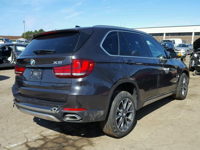 5UXKR0C54J0X88531 - 2018 BMW X5 XDRIVE3 GRAY photo 4