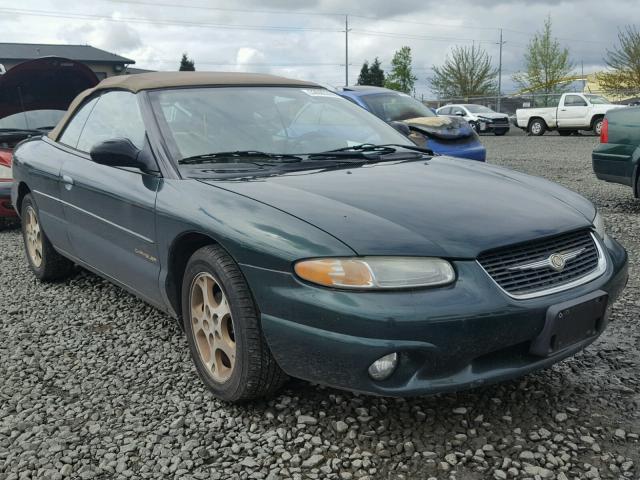 3C3EL55HXXT603032 - 1999 CHRYSLER SEBRING JX GREEN photo 1