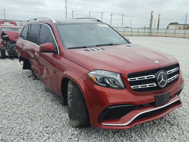 4JGDF7FE5HA860294 - 2017 MERCEDES-BENZ GLS 63 AMG RED photo 1