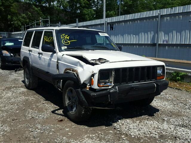 1J4FF48S5YL109158 - 2000 JEEP CHEROKEE S WHITE photo 1