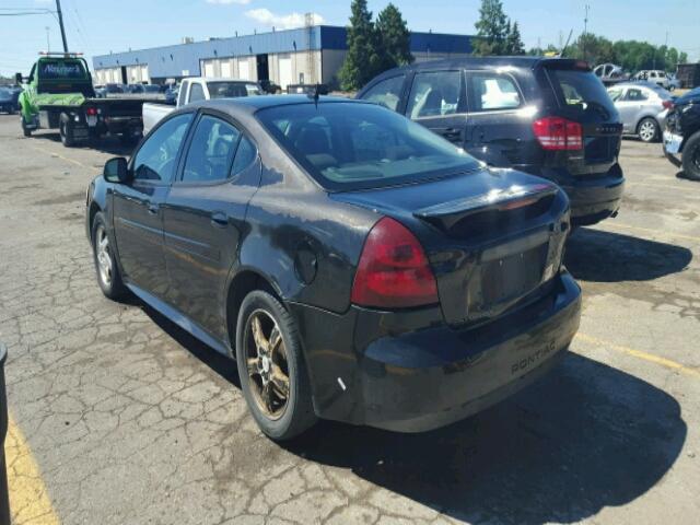 2G2WP552571120389 - 2007 PONTIAC GRAND PRIX BLACK photo 3