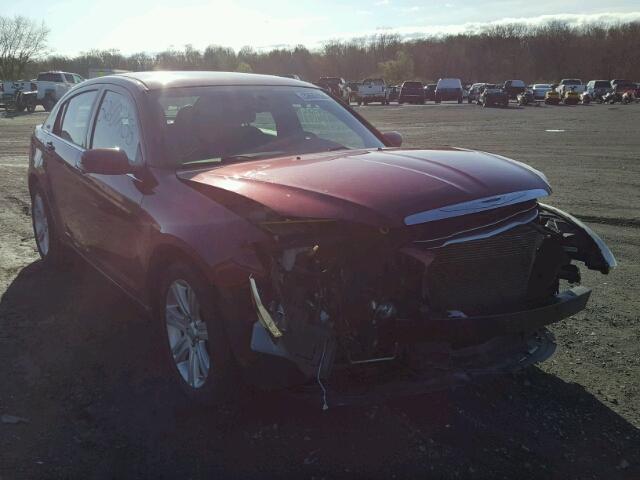 1C3CCBBB1DN584601 - 2013 CHRYSLER 200 TOURIN MAROON photo 1