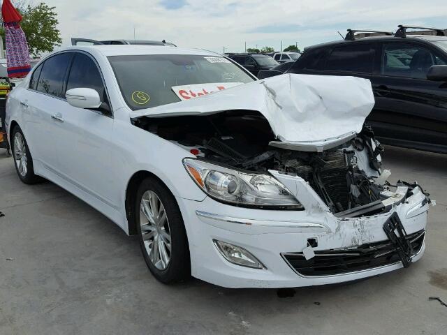 KMHGC4DD4EU261797 - 2014 HYUNDAI GENESIS 3. WHITE photo 1