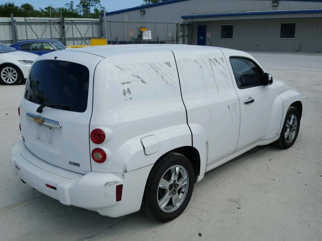 3GCCA05V19S631912 - 2009 CHEVROLET HHR PANEL WHITE photo 4