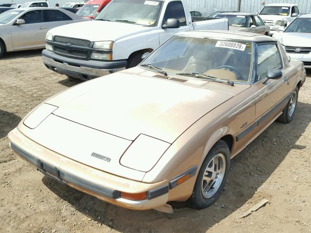 JM1FB331XC0638769 - 1982 MAZDA RX7 BROWN photo 2