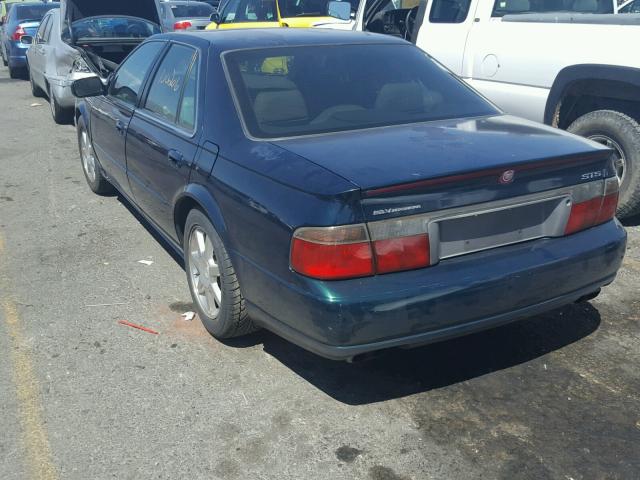 1G6KY5496WU901501 - 1998 CADILLAC SEVILLE ST GREEN photo 3