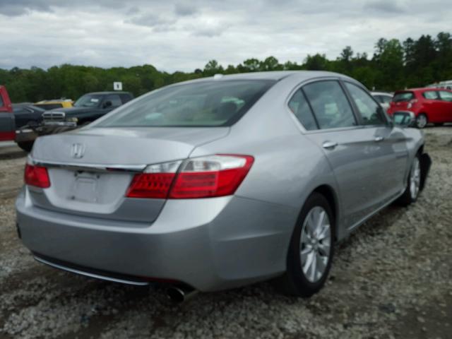 1HGCR2F86EA143114 - 2014 HONDA ACCORD EXL SILVER photo 4