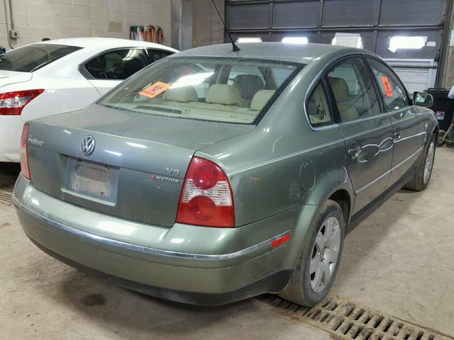 WVWTH63BX3P293973 - 2003 VOLKSWAGEN PASSAT GLX 绿色 照片 4