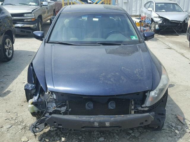 1HGCP26818A051676 - 2008 HONDA ACCORD EXL BLUE photo 9