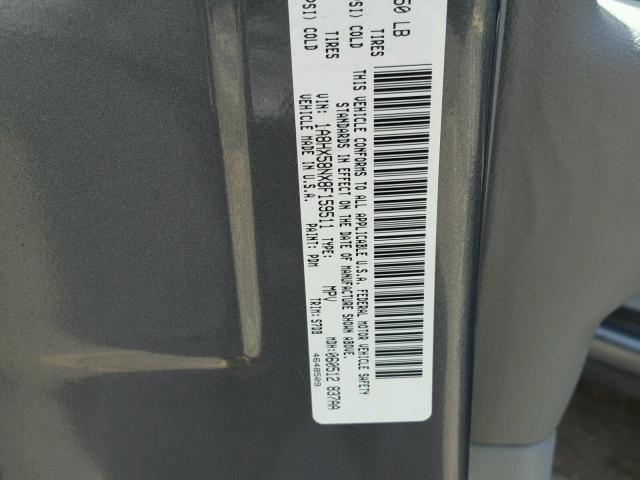 1A8HX58NX8F159511 - 2008 CHRYSLER ASPEN LIMI 灰色 照片 10