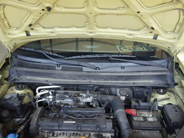 KNDJT2A22A7055517 - 2010 KIA SOUL + GREEN photo 7