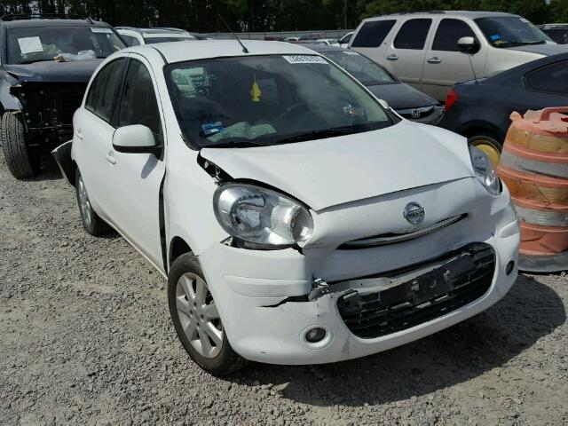 3N1CK3CD3DL240839 - 2013 NISSAN VERSA WHITE photo 1