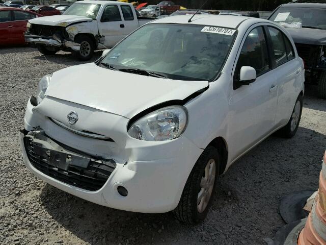 3N1CK3CD3DL240839 - 2013 NISSAN VERSA WHITE photo 2