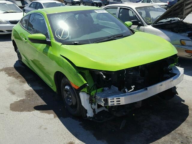 2HGFC4B53GH303332 - 2016 HONDA CIVIC GREEN photo 1