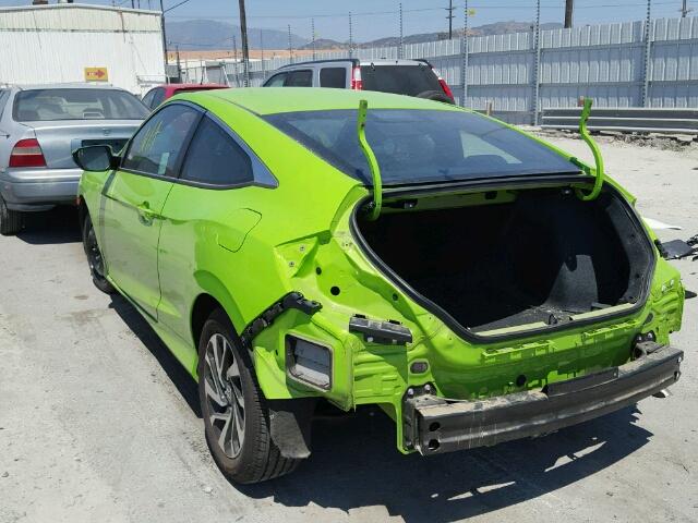 2HGFC4B53GH303332 - 2016 HONDA CIVIC GREEN photo 3