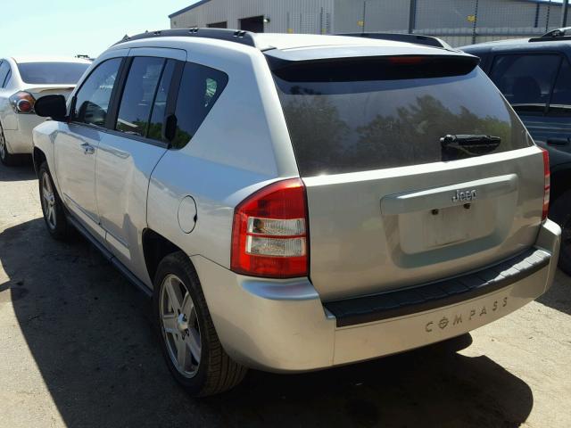 1J4NT4FB7AD575827 - 2010 JEEP COMPASS SP SILVER photo 3