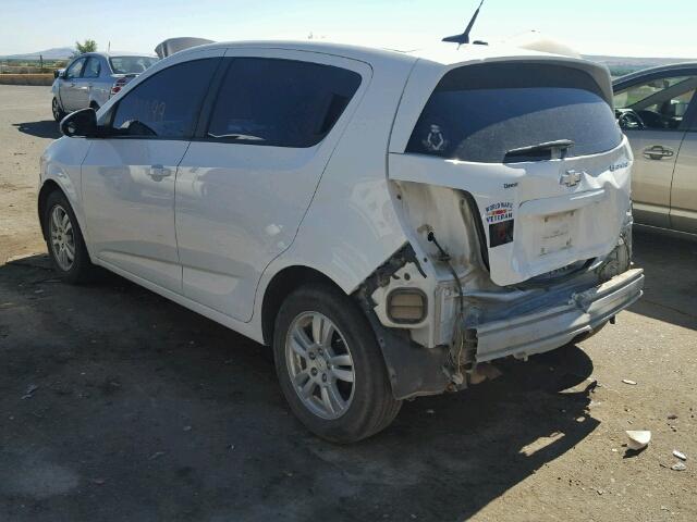 1G1JA6SH6C4136792 - 2012 CHEVROLET SONIC LS 白色 照片 3