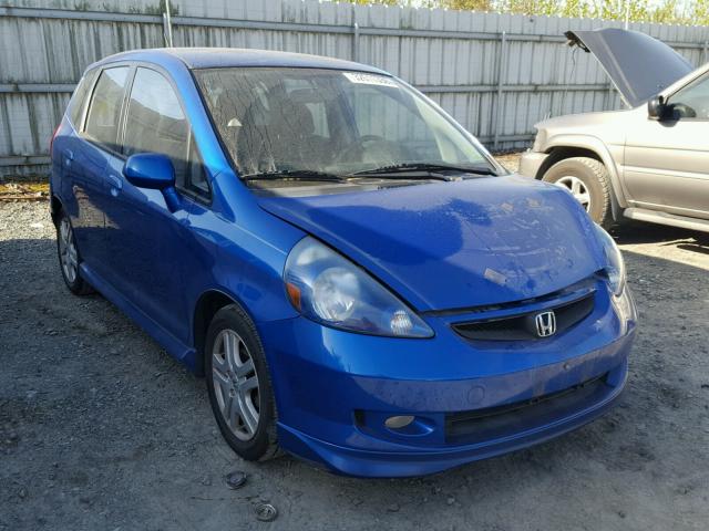 JHMGD38687S062188 - 2007 HONDA FIT S 蓝色 照片 1