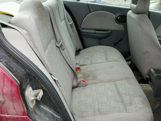 1G8AG52F55Z179101 - 2005 SATURN ION LEVEL BURGUNDY photo 6