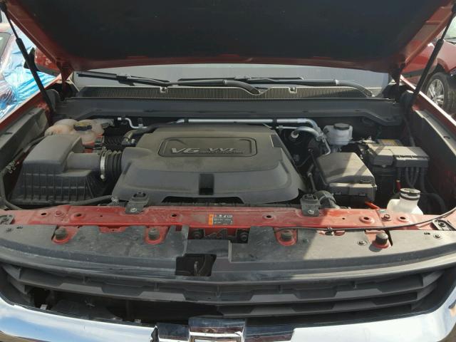 1GCGTCE39G1244275 - 2016 CHEVROLET COLORADO L RED photo 7