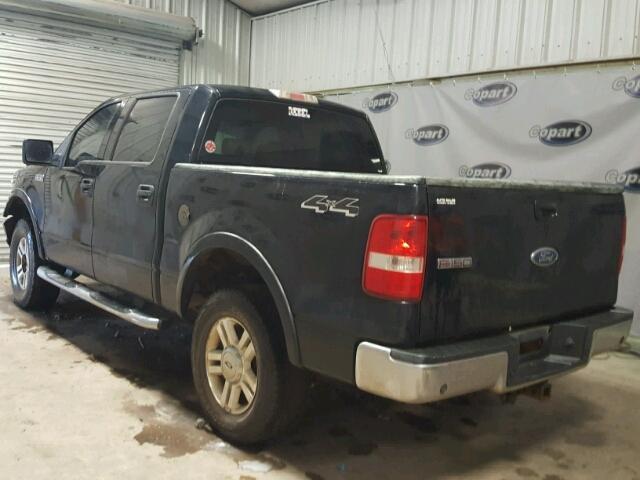 1FTPW145X4KD09025 - 2004 FORD F150 BLACK photo 3