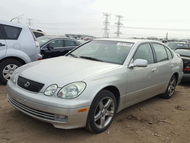 JT8BL69S110007742 - 2001 LEXUS GS 430 SILVER photo 2