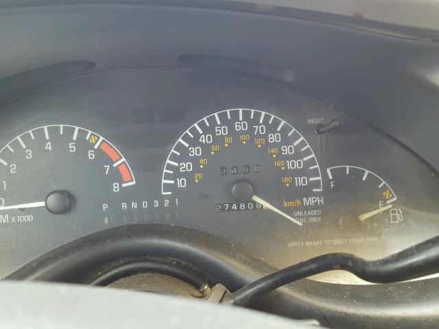 1G2WJ52M2SF214982 - 1995 PONTIAC GRAND PRIX BLUE photo 8