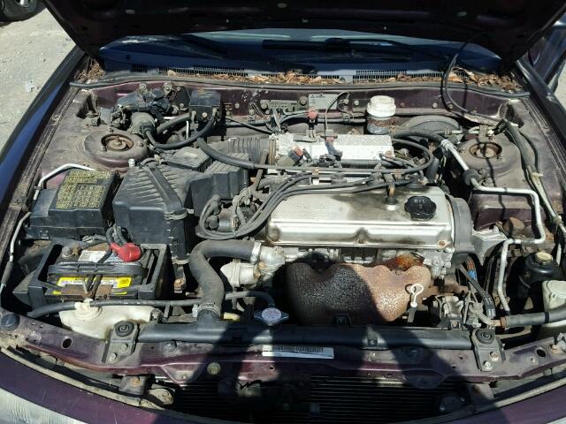 4A3AJ46G6TE263286 - 1996 MITSUBISHI GALANT S BURGUNDY photo 7