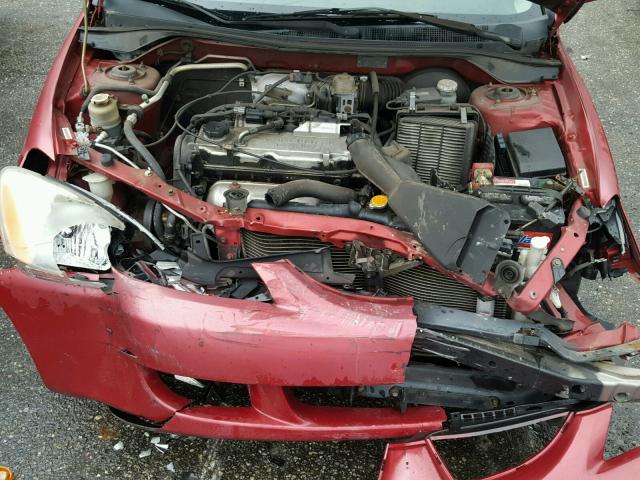 JA3AJ26E15U026928 - 2005 MITSUBISHI LANCER ES RED photo 7