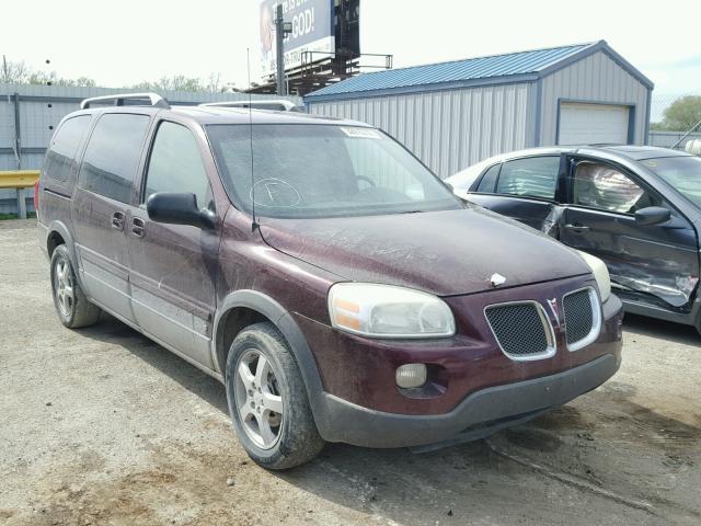 1GMDX33L46D229539 - 2006 PONTIAC MONTANA SV BURGUNDY photo 1