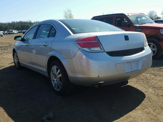 1G8ZV57B19F156890 - 2009 SATURN AURA XR SILVER photo 3