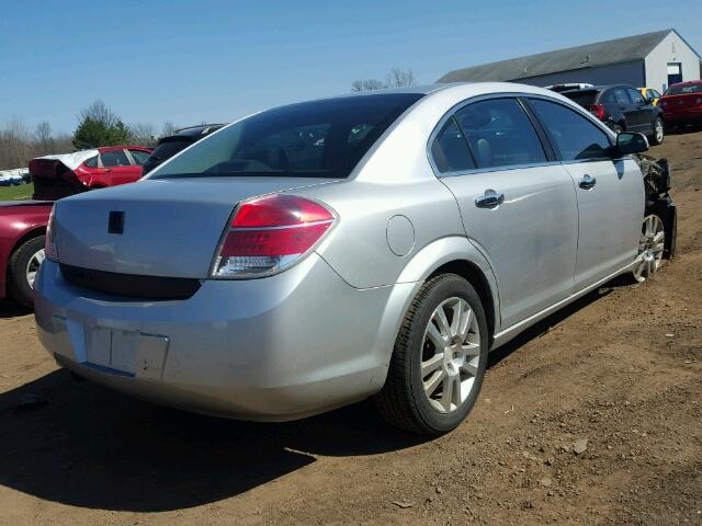 1G8ZV57B19F156890 - 2009 SATURN AURA XR SILVER photo 4