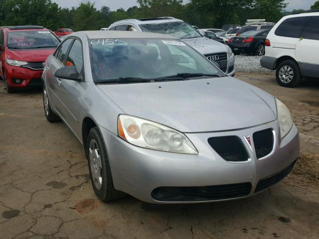 1G2ZF58B974266455 - 2007 PONTIAC G6 VALUE L SILVER photo 1