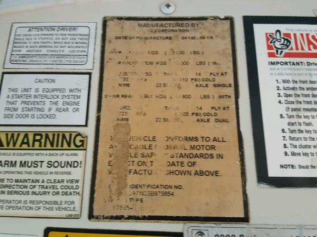 4DRBUAFN35B975654 - 2005 IC CORPORATION 3000 黄色 照片 10