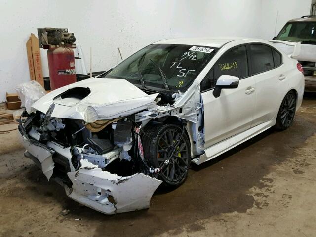 JF1VA2M66J9814590 - 2018 SUBARU WRX STI WHITE photo 2