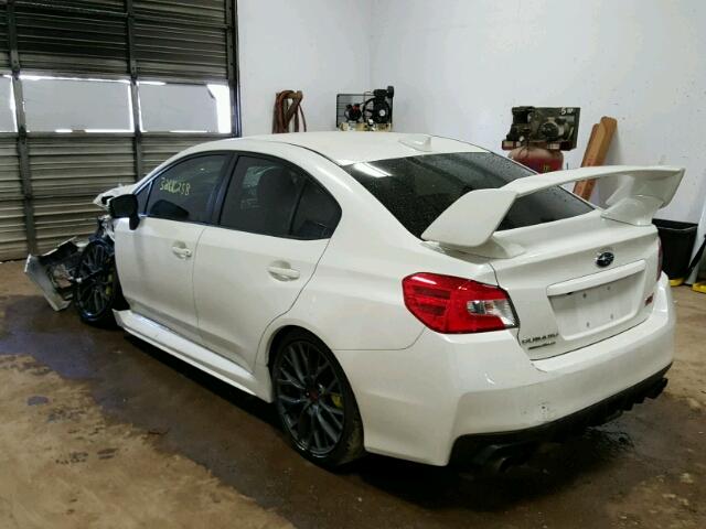 JF1VA2M66J9814590 - 2018 SUBARU WRX STI WHITE photo 3