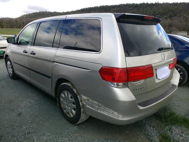 5FNRL38228B082882 - 2008 HONDA ODYSSEY LX TAN photo 3