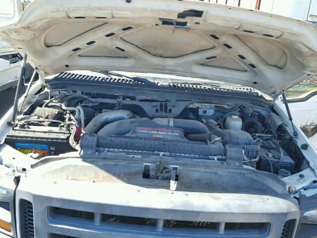 1FDAF56P56EA20904 - 2006 FORD F550 WHITE photo 7