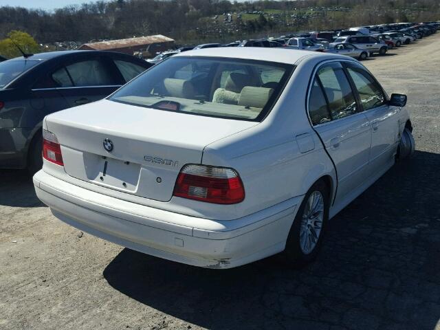 WBADT63402CH95627 - 2002 BMW 530 I AUTO WHITE photo 4