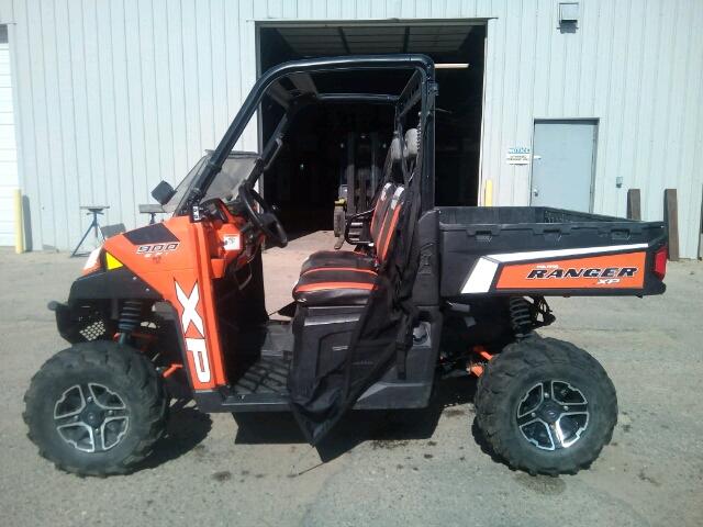 4XAUH9EA3DB157832 - 2013 POLARIS RANGER ORANGE photo 3