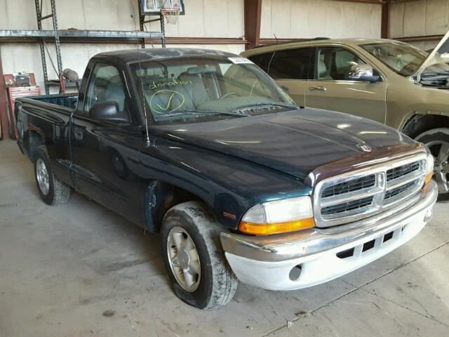 1B7FL26P3WS722609 - 1998 DODGE DAKOTA GREEN photo 1